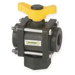 Banjo V075BL 3/4" Fnpt Polypropylene Ball Valve 3-WAY, Body Style: Inline. Fixed Price $51.45.