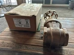 Nibco 2-1/2 Threaded Bronze Gate Valve W/ Hand Wheel 2.5" T-113-K (new). Fixed Price $160.00.