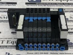 Festo 8 Port Manifold And Valves CPA14-VI 173 940 & 43 W/warranty. Fixed Price $187.00.