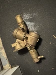 Wilkins Backflow Preventer 3/4 In. 975XL2 Bronze With Union Ball Valves. Fixed Price $499.00.
