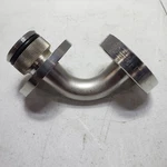 Mdc DN25CF Conflat 2.125" 90 Elbow With Overpressure Valve High Vacuum. Fixed Price $284.32.