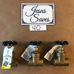 3- New 1'' Ldr 022 1215 Sweat Gate Valve No Lead 200WOG #40. Fixed Price $22.00.