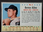 1963 Post Hand-cut Box Bb Allen, 12 Skowron, 21 Blanchard, 24 Bilko, 26 Koppe. Fixed Price $116.00.