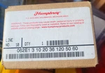 Humphrey 062E1-3-10-20-36-120-50/60 Solenoid Valve. Fixed Price $225.00.