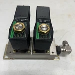 (2) Ckd Valves On Manifold Unit GAB3X 4112 110 Coils 30 Day Warranty. Fixed Price $69.00.
