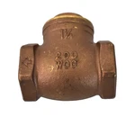 Smith Cooper 1-1/4" Ips Threaded Lead Free Brass 200 Wog Check Valve 0173-9191L. Fixed Price $49.99.