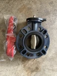 Asahi Type 57P Pvc Butterfly Valve Epdm Wafer Lever 173730040. Fixed Price $350.00.