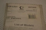 One New Graco Ball Valve 208391.. Fixed Price $34.00.