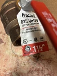 Proline 1-1/2 Full Port Threaded Manual Brass Ball Valve 500PSI Nsf R850 Lf. Fixed Price $29.00.