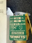 Watts Steam Safety Relief Valve: Mnpt Fnpt 3/4 In X Bronze, Psi 315M2. Fixed Price $50.00.