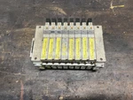 Smc Solenoid Manifold With 8X VQ2101-5B 0.15-0.7MPA 24V Valves. Fixed Price $50.00.