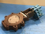 Used Jamesbury 6 815L-11-21EH-TT Butterly Valve With V150 Actuator (4C). Fixed Price $299.94.