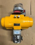 HYTORK-281 EIA-0281-S80-A00 W. 3/4" 3-WAY Sanitary Valve, Limit Switch, Solenoid. Fixed Price $910.00.