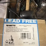Watts LF25AUB-HP-Z3 Water Pressure Reducing Valve, 90 Psi Max Output. Fixed Price $350.00.
