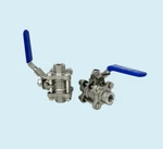 Npt Usa Stainless 304 Three-piece Rebuildable Ball Valve Solvents Extractor. Fixed Price $45.00.