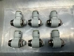 (6) Smc AS3201F-U03-10 Speed Flow Controller Unifit X 10MM Tube. Fixed Price $29.00.