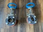 Davis 2-1/2 Model 60C Knife Gate Valve 304SS 2.5 CF8 Seat (2 Available). Fixed Price $150.00.