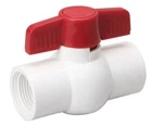 Proline Threaded Ball Valve, White Pvc, 1-IN. 107-135 NSF61. Fixed Price $14.99.