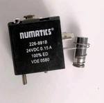 Asco Numatics Solenoid Valve, 226-891B, Din Style Connection, New Old-stock. Fixed Price $96.00.