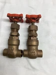 Nos Stockham B-112 1/2 Brass Gate Valves. Fixed Price $30.00.