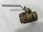 American Valve G100112 Lead Free Brass Ball 1-1/2" Fnpt 600 Wog Full Port. Fixed Price $34.99.