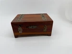 Vintage Norris Atlanta Exquisite Candies Wood Box Chest Brass Hardware 1.08 Lb. Fixed Price $29.00.
