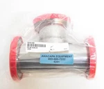 Mks 100761408 Tee Fitting, NW80 Size Iso-mf, 304 Ss, Vacuum Flange New (6201). Fixed Price $313.50.