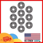 10-PACK 1/2" Flange Fittings Black Malleable Iron For Rustic Furniture Design. Fixed Price $45.89.