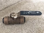 American Valve 3/4" Brass Push Fit In-line Ball #369224 Pex Copper Cpvc. Fixed Price $14.75.