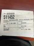 Oara R95 44-1-290-0002 Regulator 3/4" 7-11" Wc Set 8. Fixed Price $45.00.