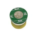 Cooper Bussmann TL-25 (TL25) Amp (25A) 125V Time Delay Round Body Plug Fuse. Fixed Price $12.99.
