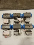 Valbia Mod Sr 63 Set 05 Actuator With 1" Butt Weld Valve Ss. Qty. Fixed Price $435.00.