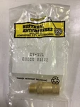 Western Enterprises CV-31L Regulator Check Valve For Oxygen Gas B-size Lh Thread. Fixed Price $29.95.