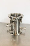 Mdc / Varian Stainless Vacuum Chamber 2.75 & 4.5 Inch Cf Liter 13 X 6.5. Fixed Price $890.00.