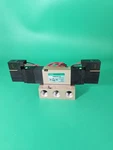 New Oem Ckd 4KB240-C2 Double Solenoid Valve 1/4 Npt Manifold 24V Dc. Fixed Price $199.27.