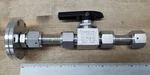 Swagelok Stainless Ball Valve SS-44VCR8 & Associated Plumbing Xex 631182001. Fixed Price $59.99.