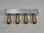 Dixon AMF32 Pneumatic Bar Manifold 3/8" Female Npt Inlet 1/4" Outlets. Fixed Price $34.99.