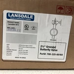 Lansdale LVBG1 1/2 Grooved Butterfly Valve W/ Tamper Switch. Fixed Price $260.00.