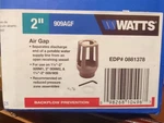 Watts Regulator 909AGF Backflow Preventer Air Gap Kit 0881378. Fixed Price $125.00.