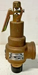 New Kunkle 6010HG01-LM Steam Safety Relief Valve Bronze 1-1/2"X2 25PSI 406 56C. Fixed Price $250.00.