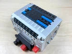 Festo CPV10-GE-DN3-8, CPV10-VI Manifold Bank W/ (4) 185880 Valves. Fixed Price $300.00.