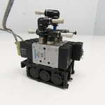 Festo CPE14-M1BH-5L-1/8 Pneumatic Double Single Solenoid Valve Bank 24VDC Coil. Fixed Price $33.34.