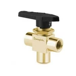 Swagelok B-44XF6 Brass 1-PIECE 40 Series 3-WAY Ball Valve Fnsp. Fixed Price $346.13.