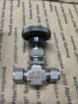 Swagelok SS-1VS6 Stainless Steel Multipurpose Needle Valve 3/8 Tube Brand New. Fixed Price $60.00.