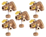 Midline Valve Full Port Ball With Cleanout, Brass, Fip (5 Pk). Fixed Price $199.99.