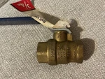 American Valve G100S 3/4 Inch Brass Solder In-line Ball 600 Wog 1/2 Psi. Fixed Price $13.98.