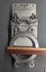 Orbinox 5" DN125 Knife Gate Valve CF8M 316 Stainless Steel Wafer Actuator Ready. Fixed Price $225.00.