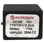 New Norgren Code 18J Pneumatic Solenoid Valve 110/120V-2.5VA 50/60HZ. Fixed Price $251.70.
