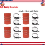 Silicone Charge Air Cooler Hump Hose Kit 4" X 6" Inch With 8 Clamps Usa. Fixed Price $46.21.