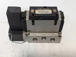 Smc NVFS3100-5FZB Pneumatic Solenoid Valve, 21-26VDC, 0.1 Mpa. Fixed Price $33.99.